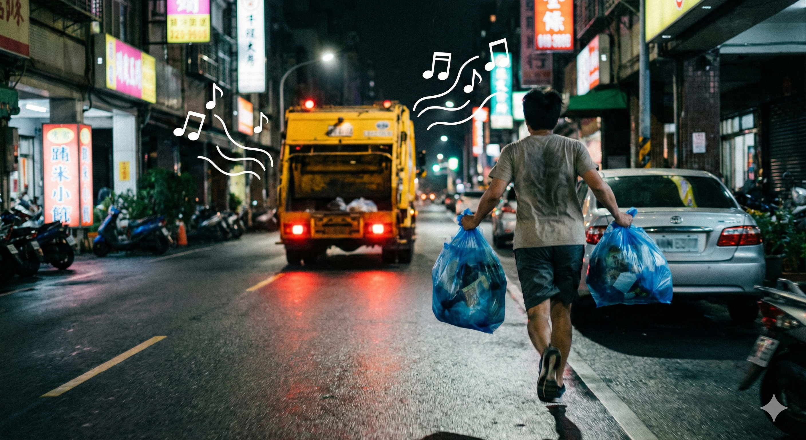 ゴミ収集車　台湾